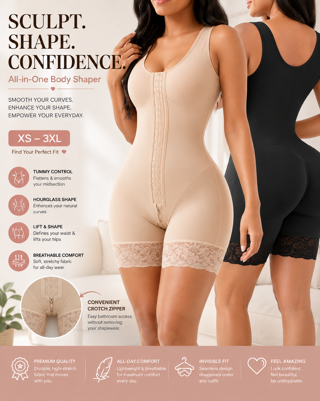 Perfection Curves High-Compression Full Body Shaper